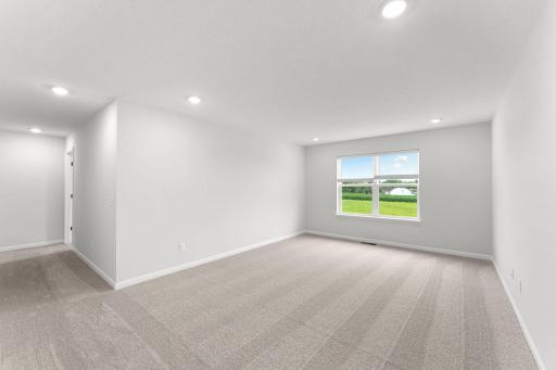 Upper level loft is a great location for the kids zone, private family retreat time.
