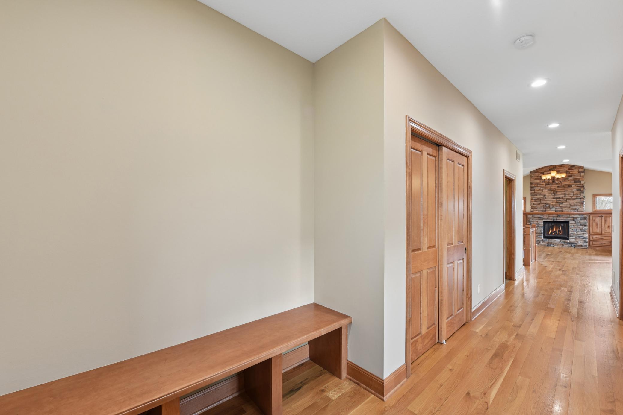 When you enter you will realize the spacious hallways, plenty of closets, cabinets, and space for your belongings.