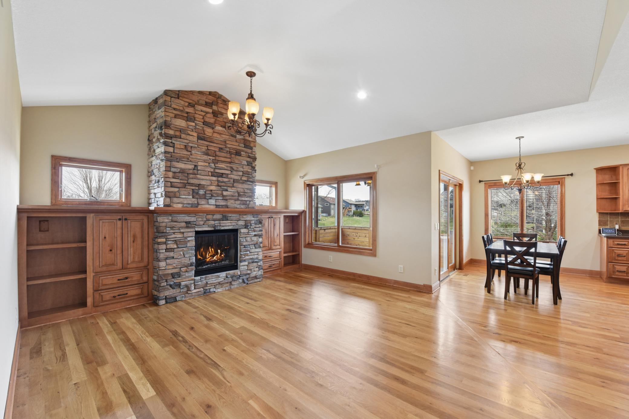 Nice and open main level with great natural light and new canned lighting.