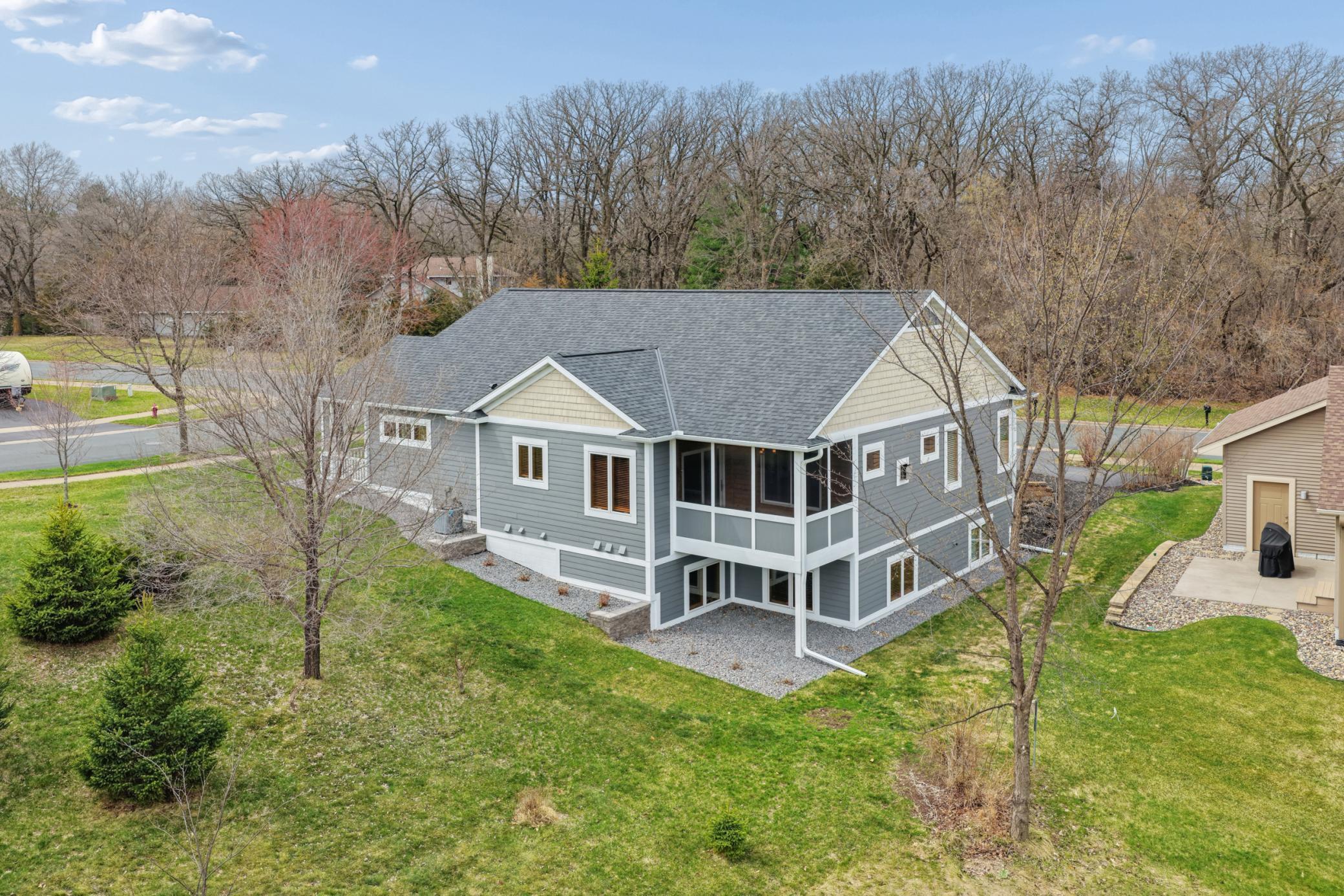 This part of River Falls is lovely, with walking trails around the home and ponds and parks nearby.
