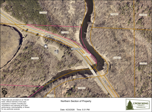 Parcel Map -- Northern Section
