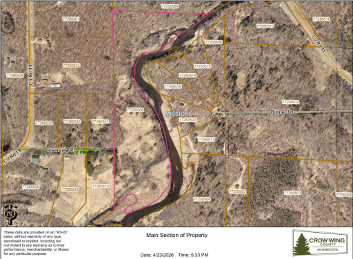 Parcel Map -- Main Section