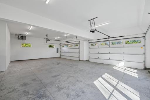 Fully insulated, heated, and finished garage