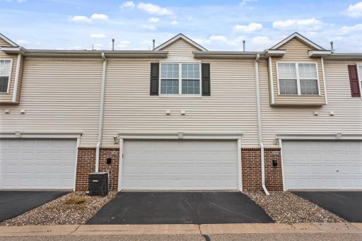 2 car garage with easy accss to kitchen area.