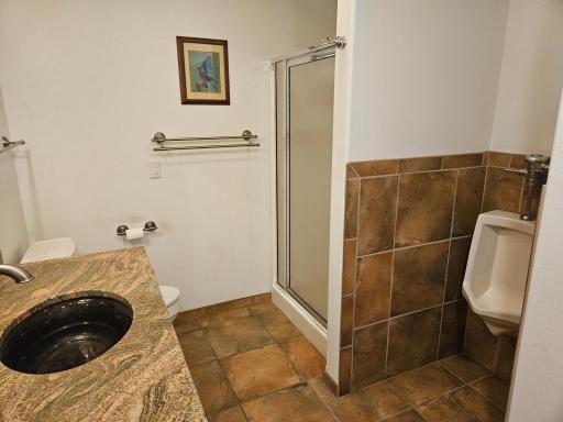 Backlot bathroom