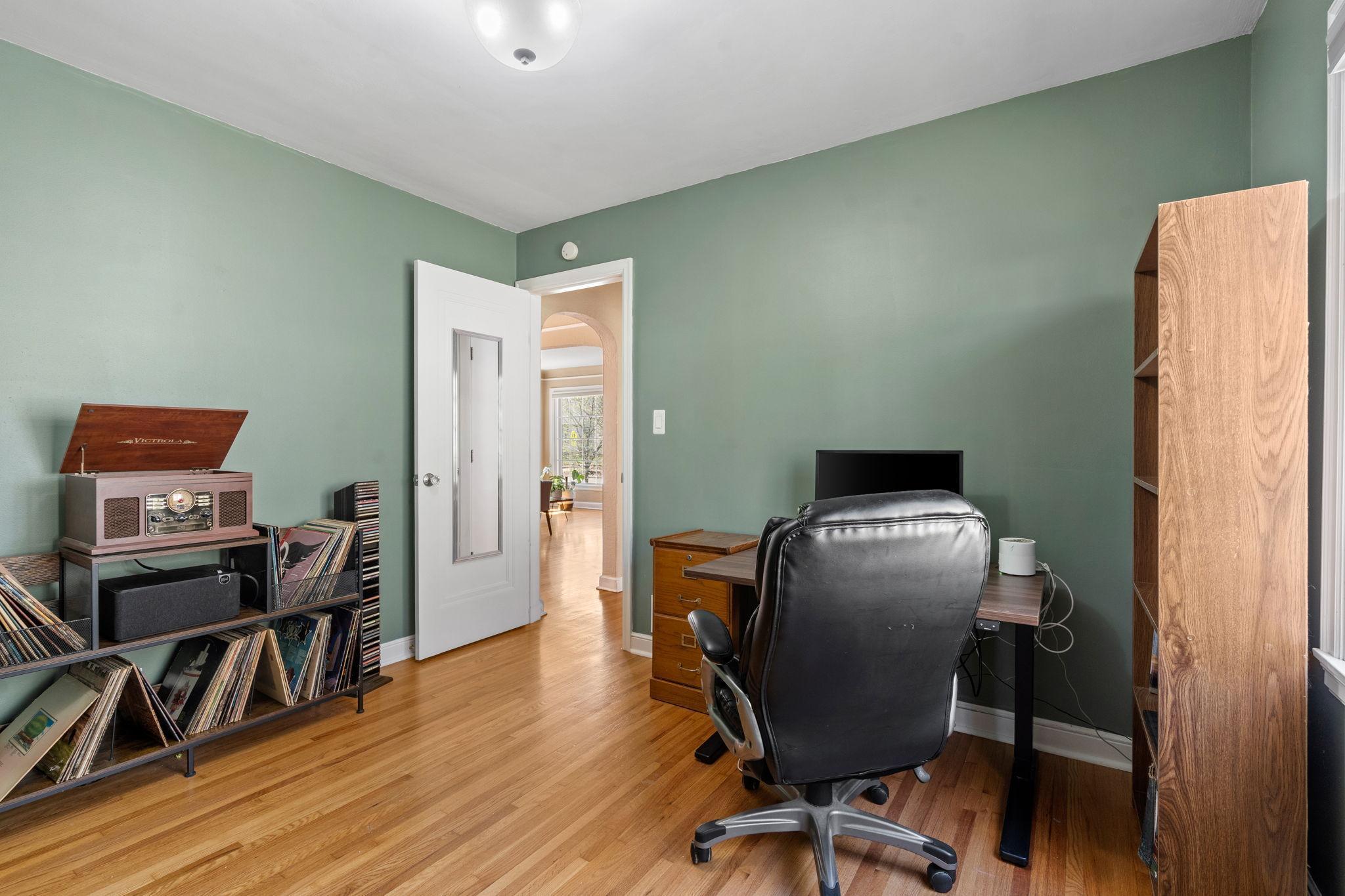 Main level office or could be a third non-conforming bedroom