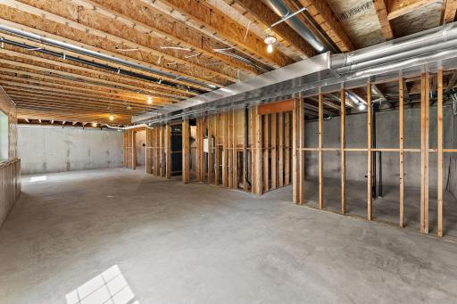 Ample room for 2 morr bedrooms, bath and family room.