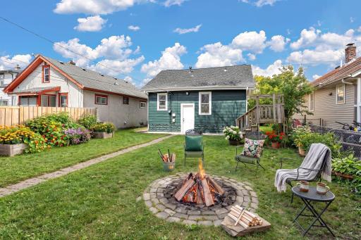 Backyard perfect for relaxing and entertaining