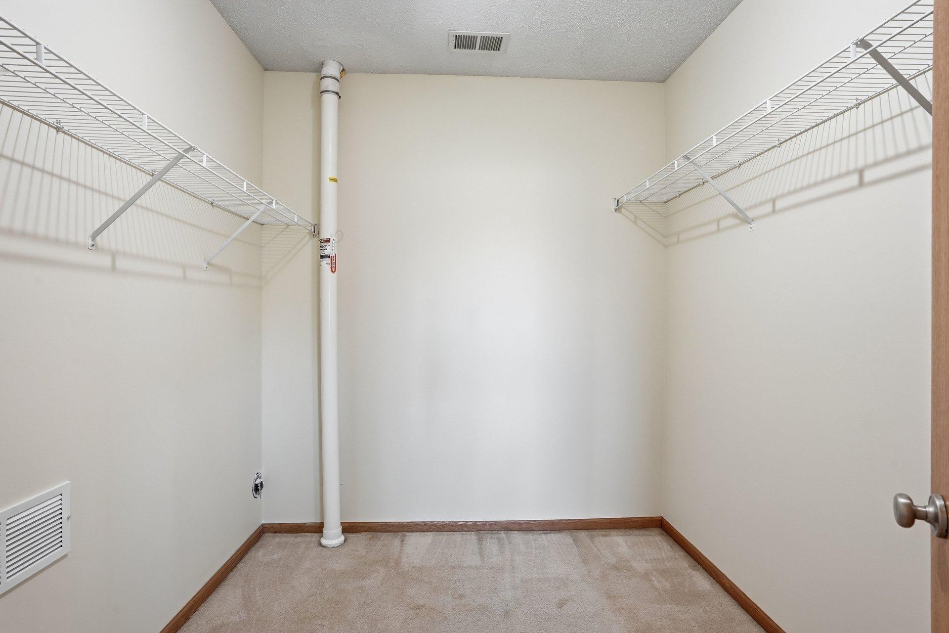 Very large walk-in closet off of the 5th bedroom, Radon mitigation installed in 2016