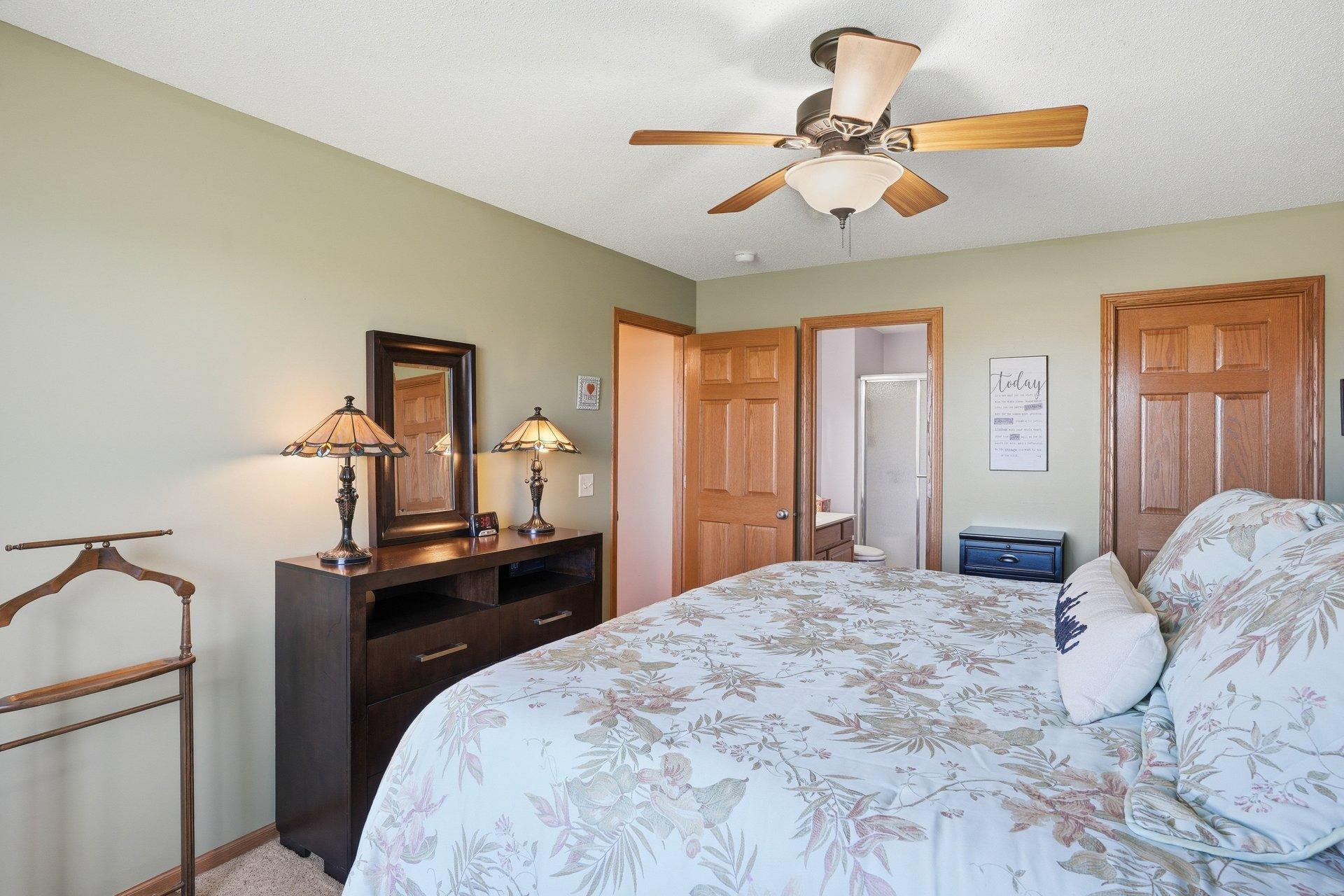 Primary bedroom, walk-in closet on the right