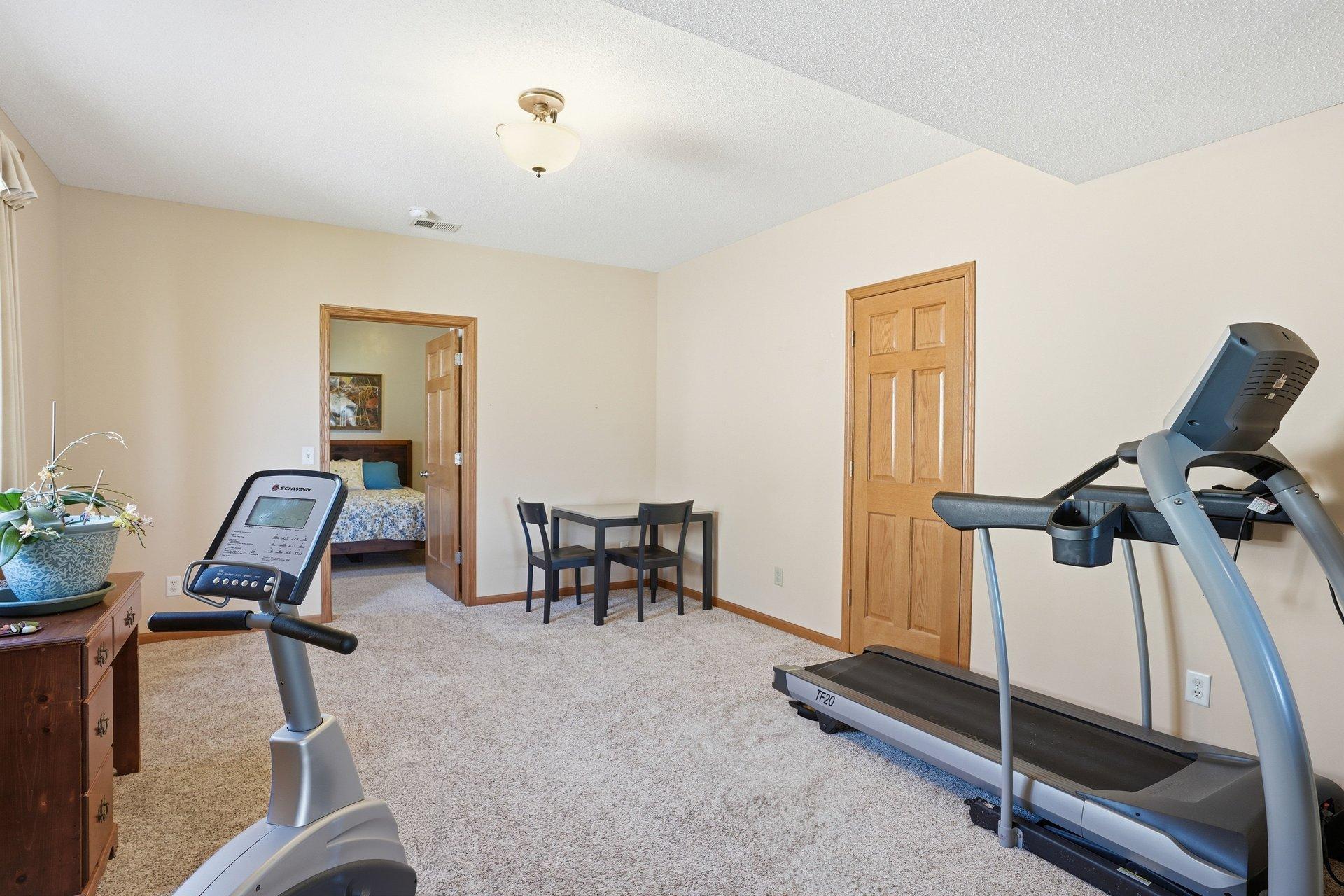 Space for many different activities and hobbies