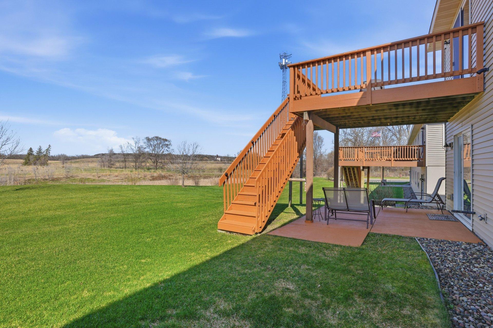 Space above & below for larger gatherings