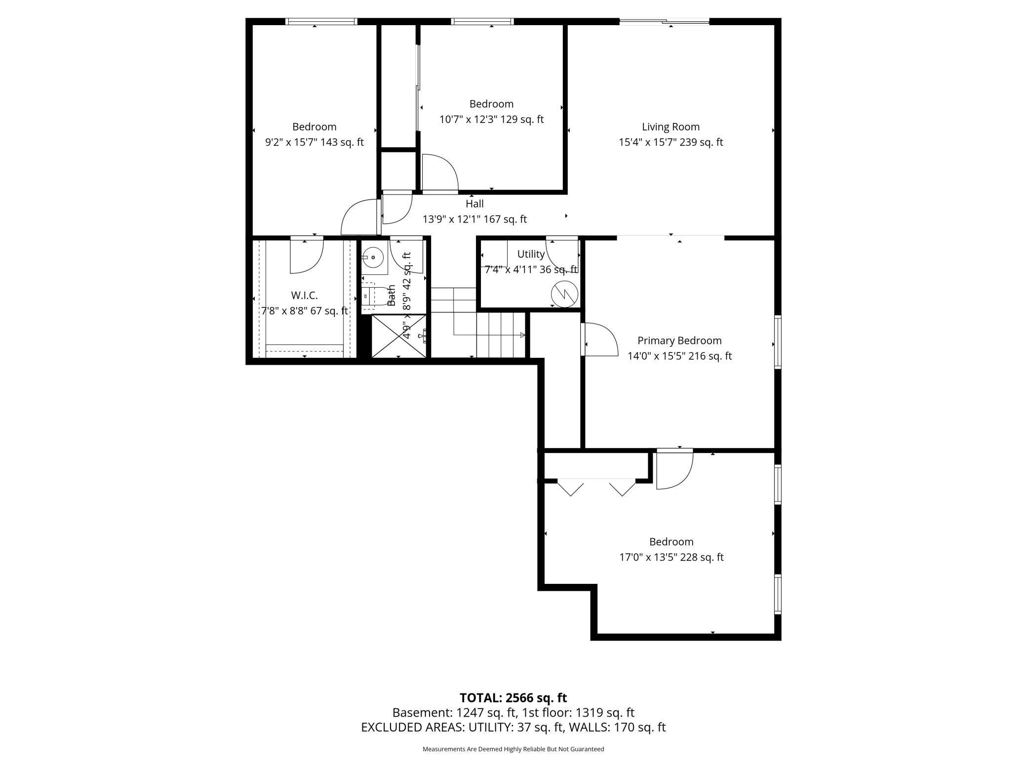 Basement floor layout