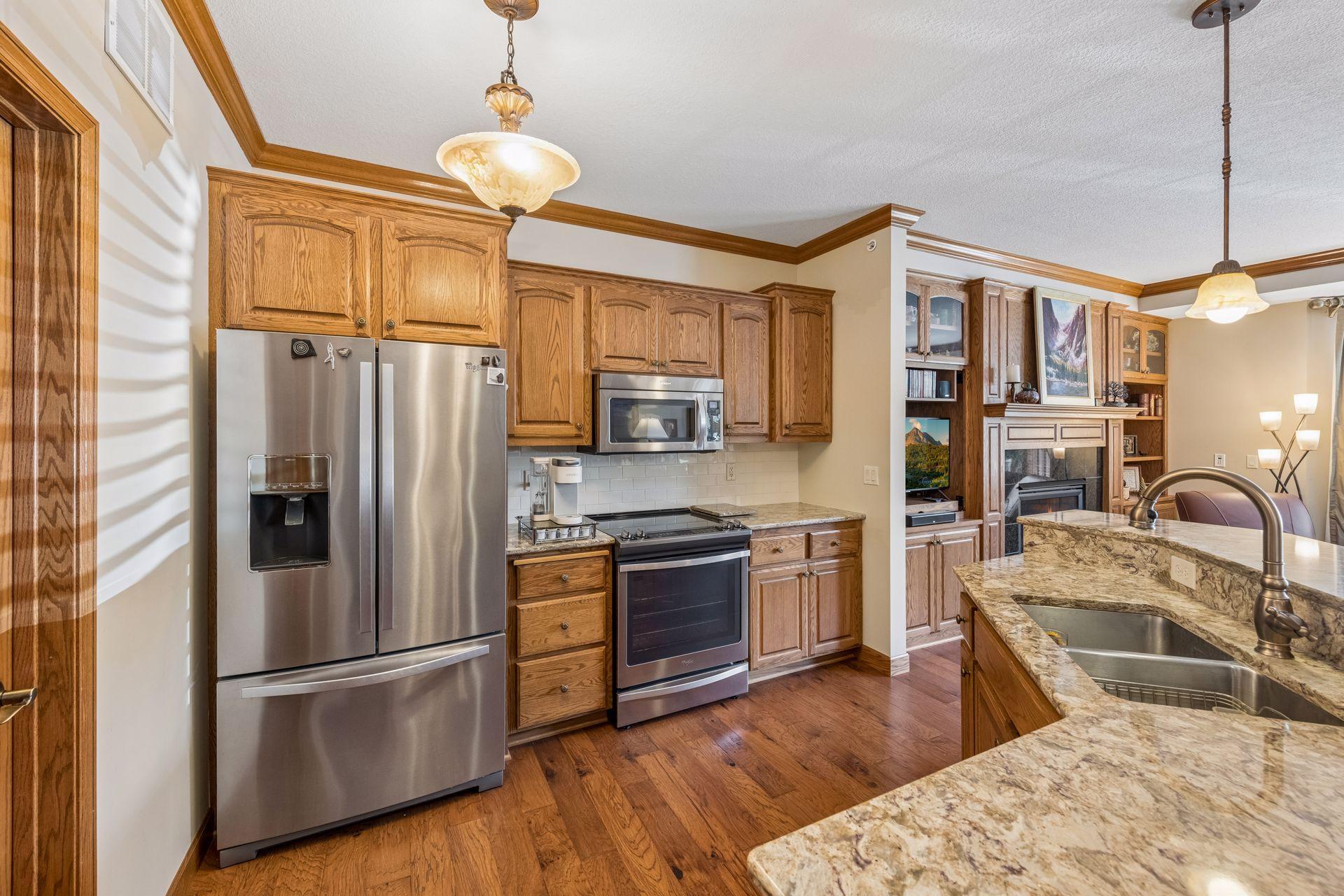 Beautiful cabinetry and crown molding