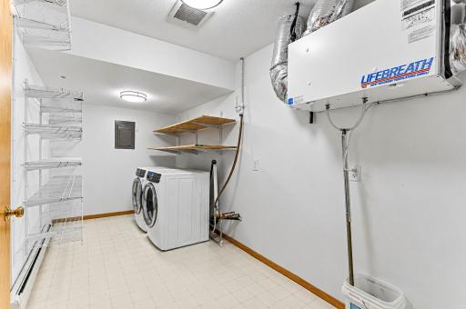 Huge laundry room located on the upper level.