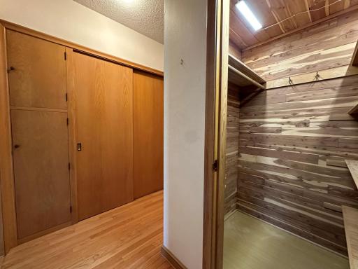 Plentiful storage and cedar closet.