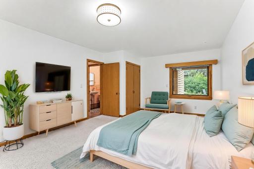 Largest main floor bedroom, 20x13.