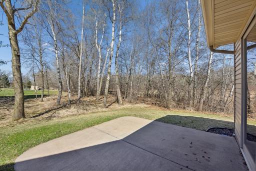Delightful patio off the sunroom. Relax and enjoy the outdoors