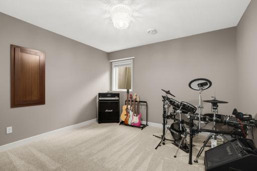 Great use of the lower-level fifth bedroom
