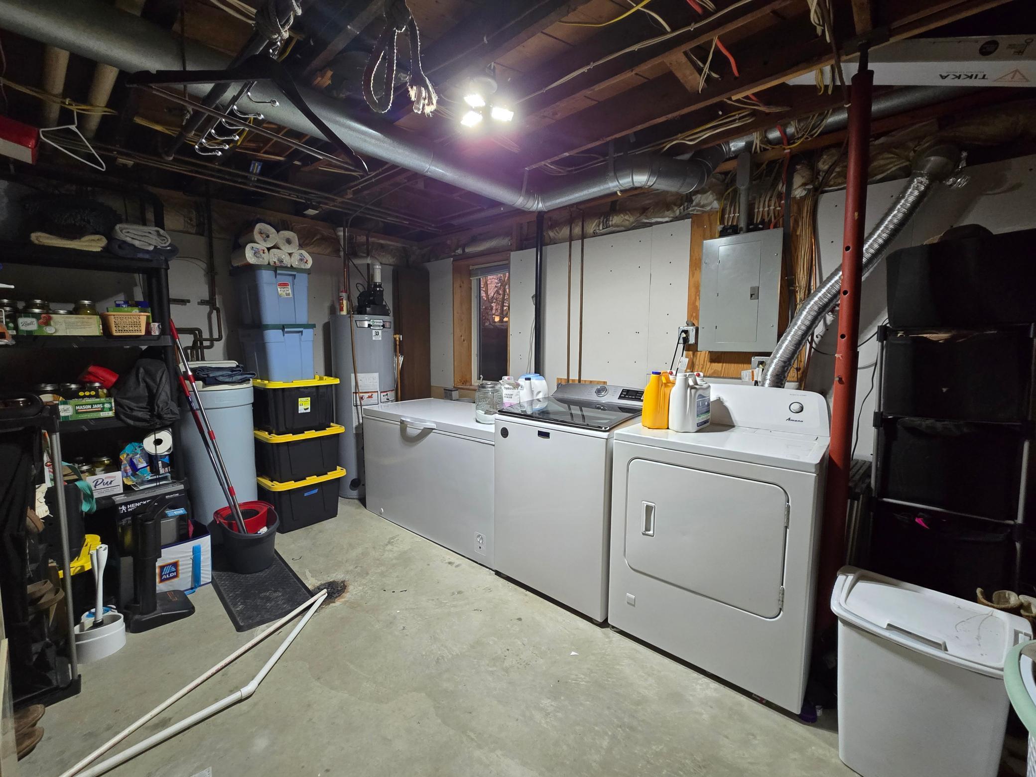 Lower Level Utility/Laundry Are