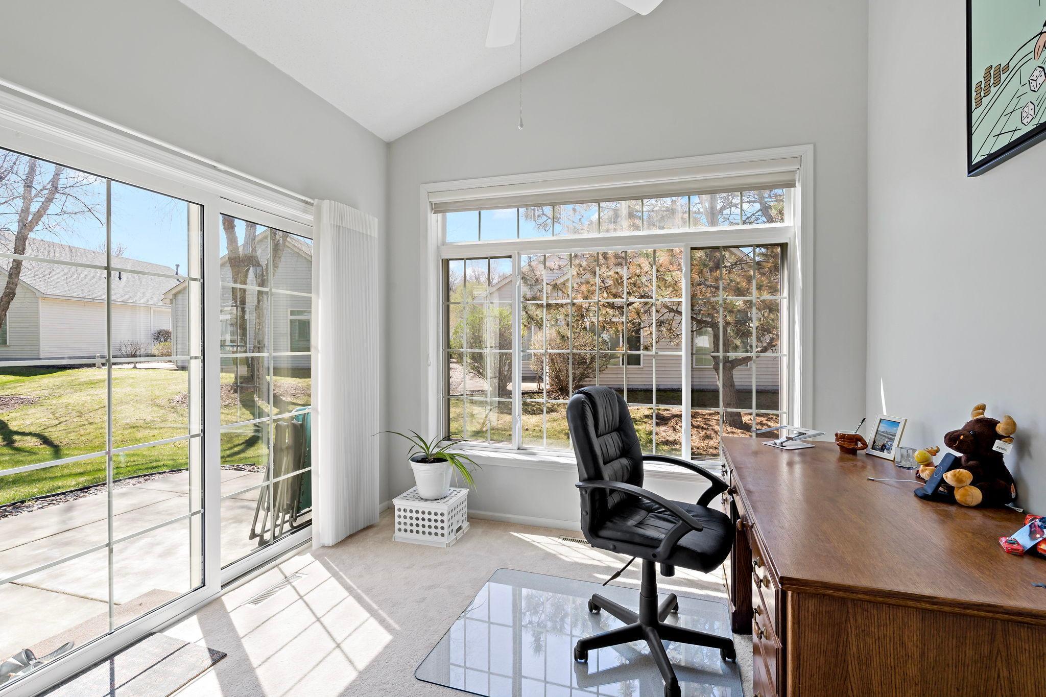 Enjoy the morning and afternoon sun pouring into the sunroom, or walkout to the large patio and enjoy it outside to.