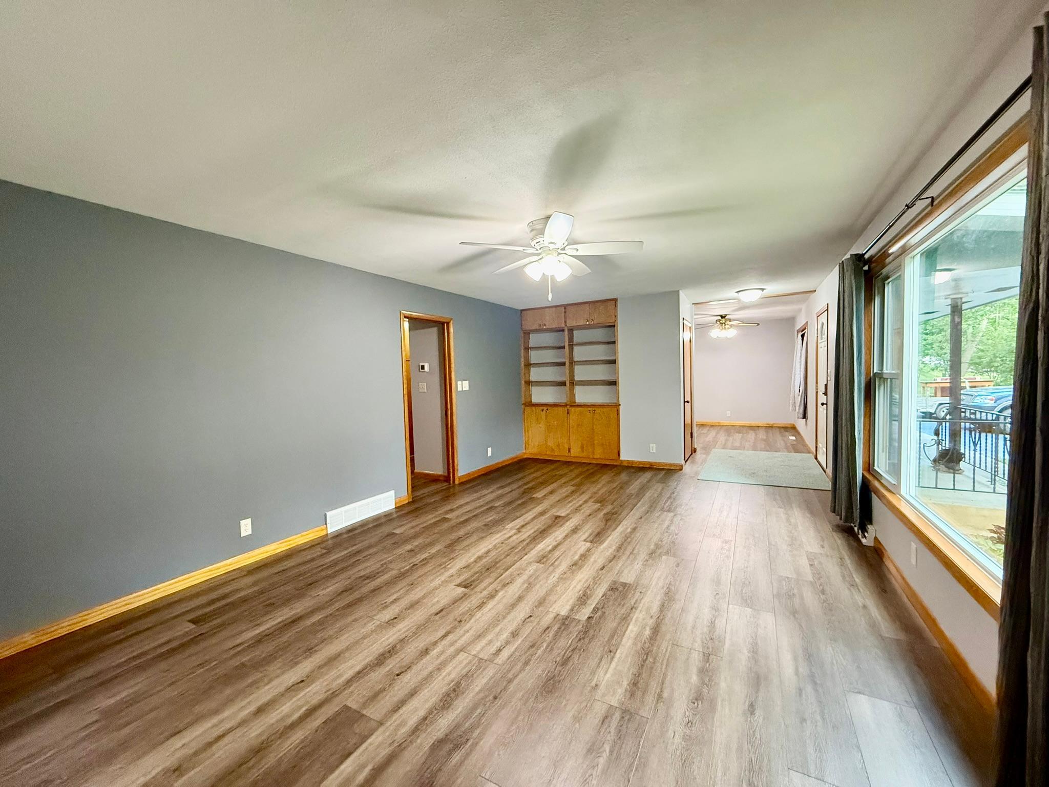 Living room to dining room