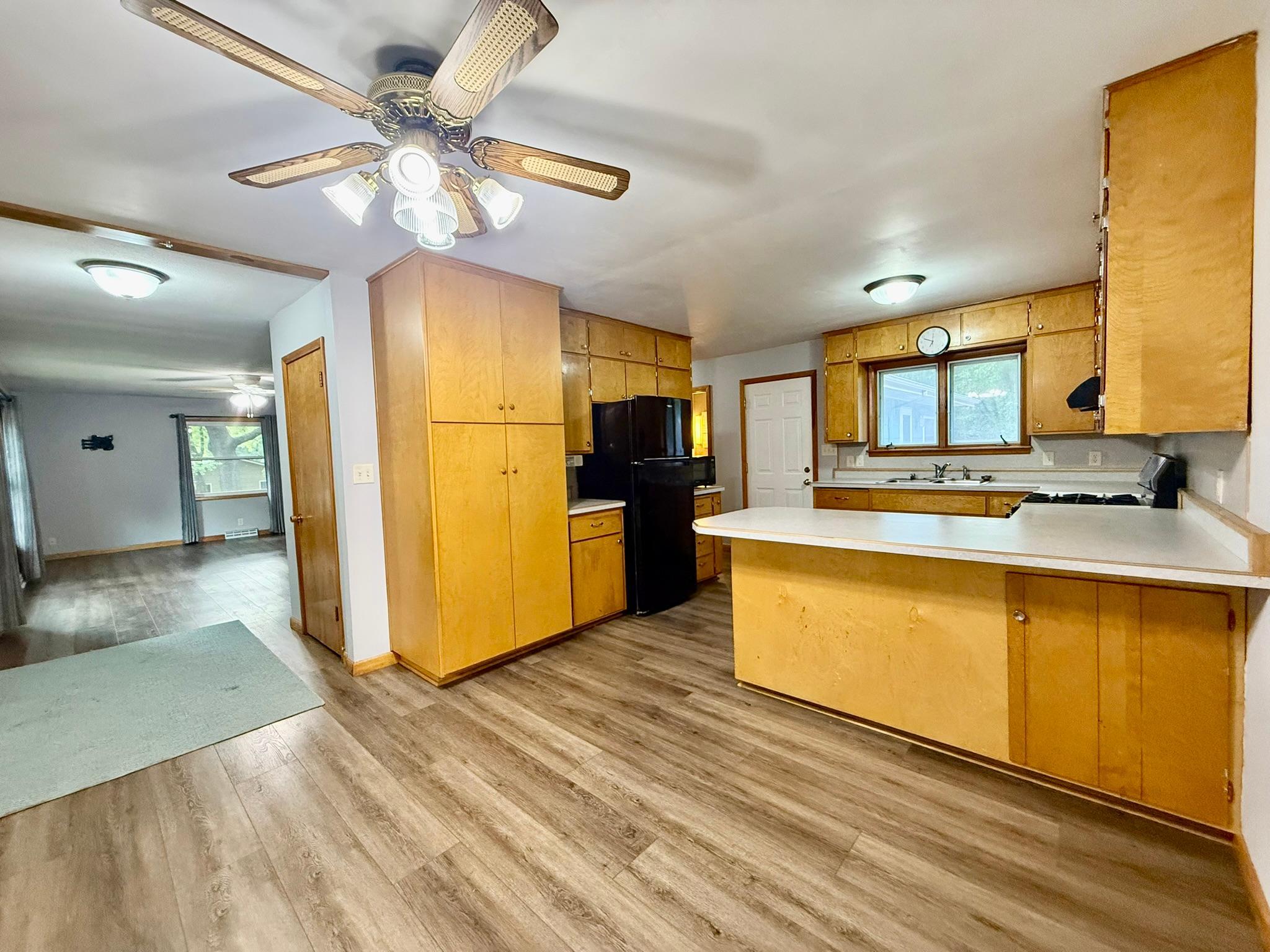Dining/kitchen/living room