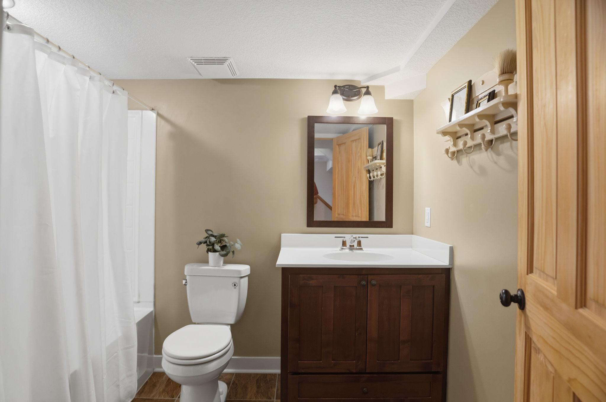 full bath in basement