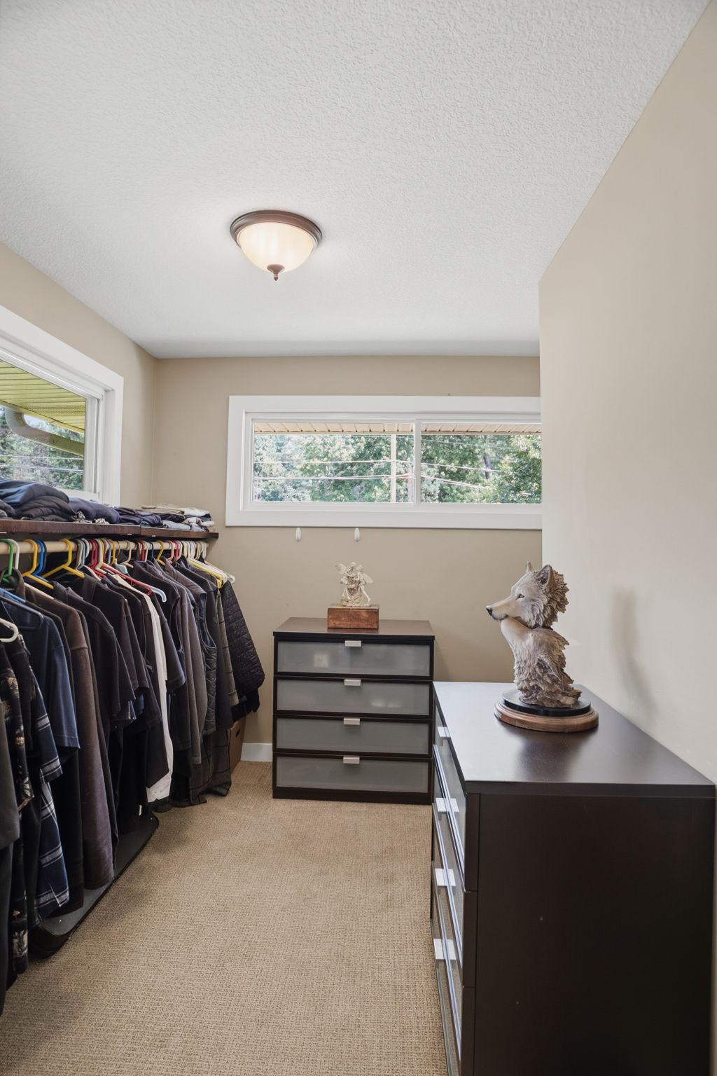 large walk-in closet