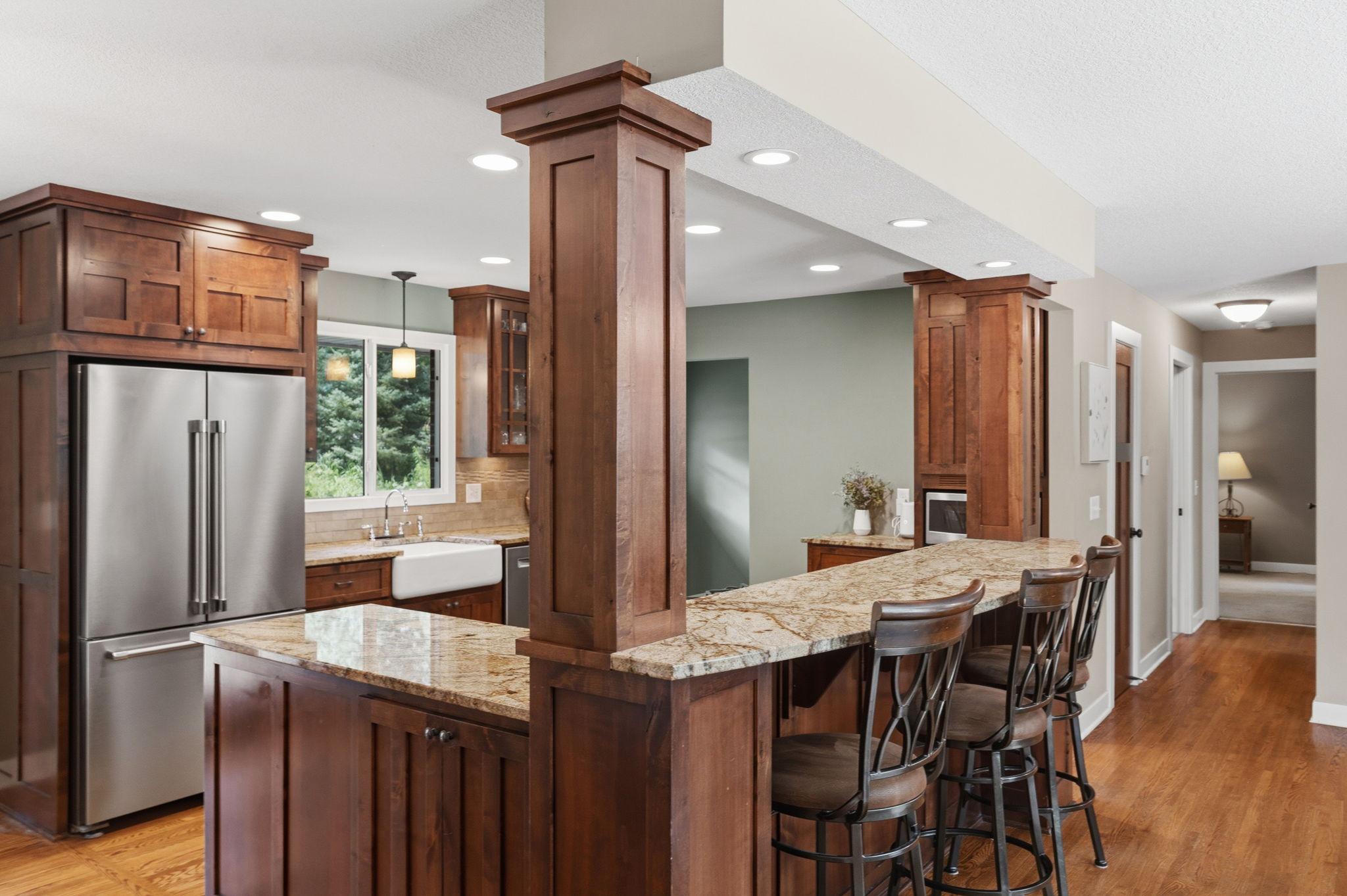 HUGE kitchen island
