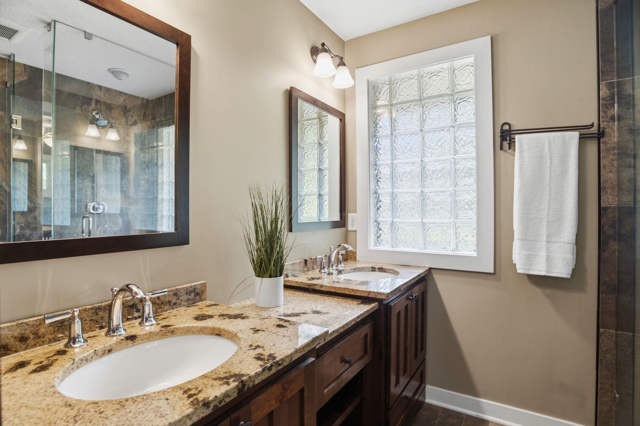 double vanity granite countertops