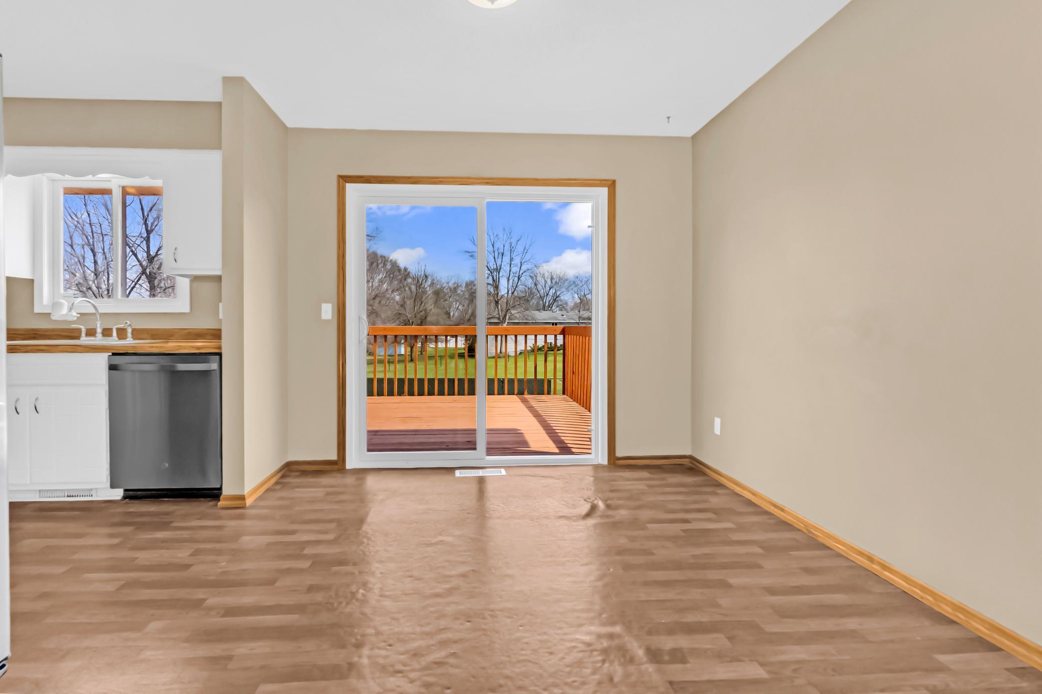 Dining Area with Deck Access