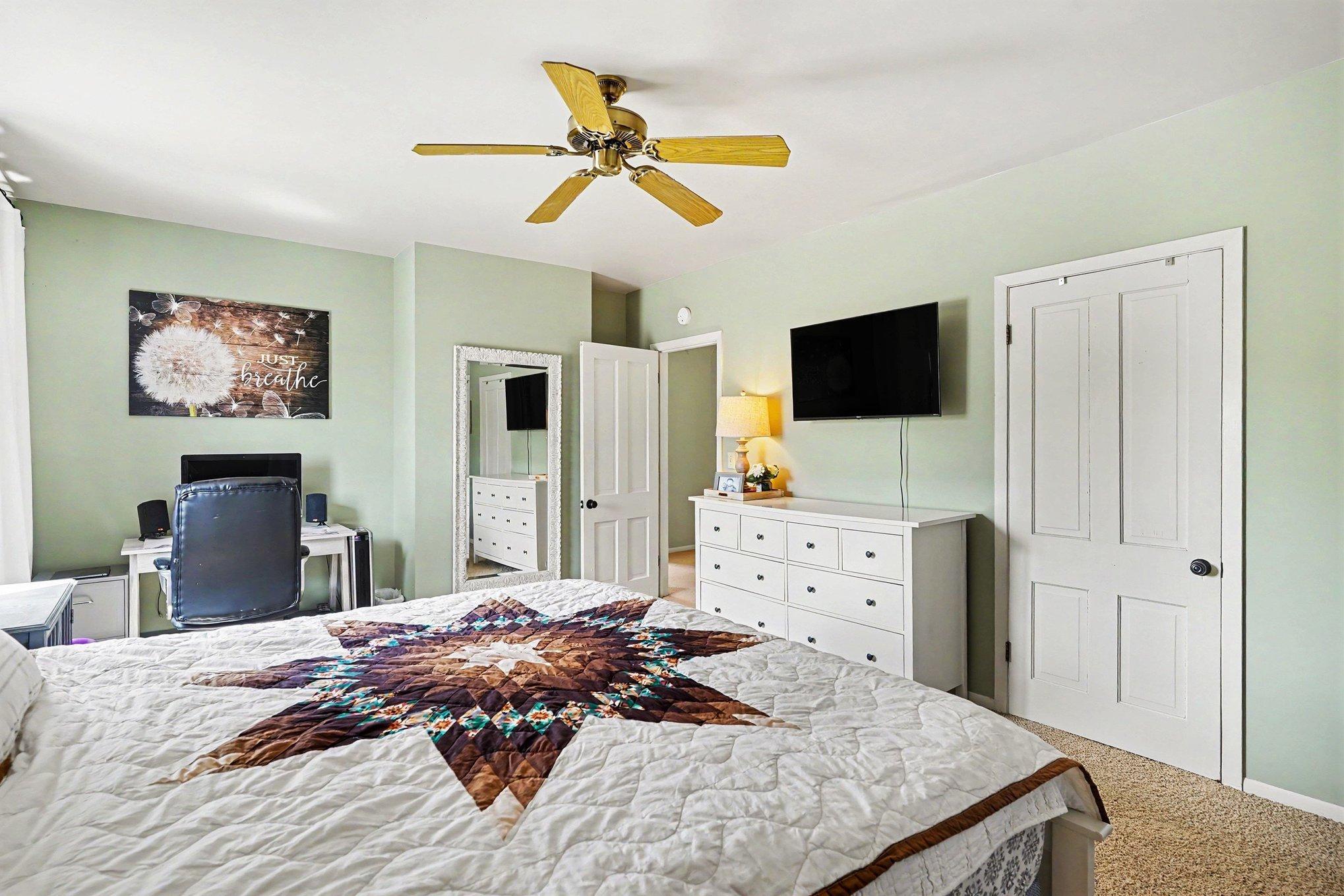 Primary Bedroom with Balcony