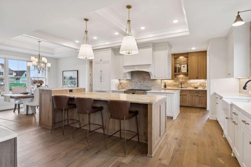 Feel the custom-built Derrick quality and beauty in every aspect of the home