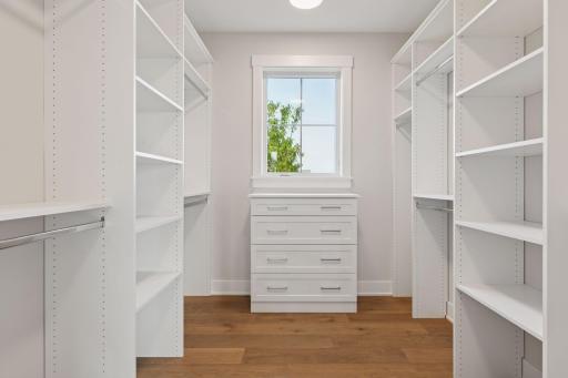The perfect closet with custom built-ins for your every need