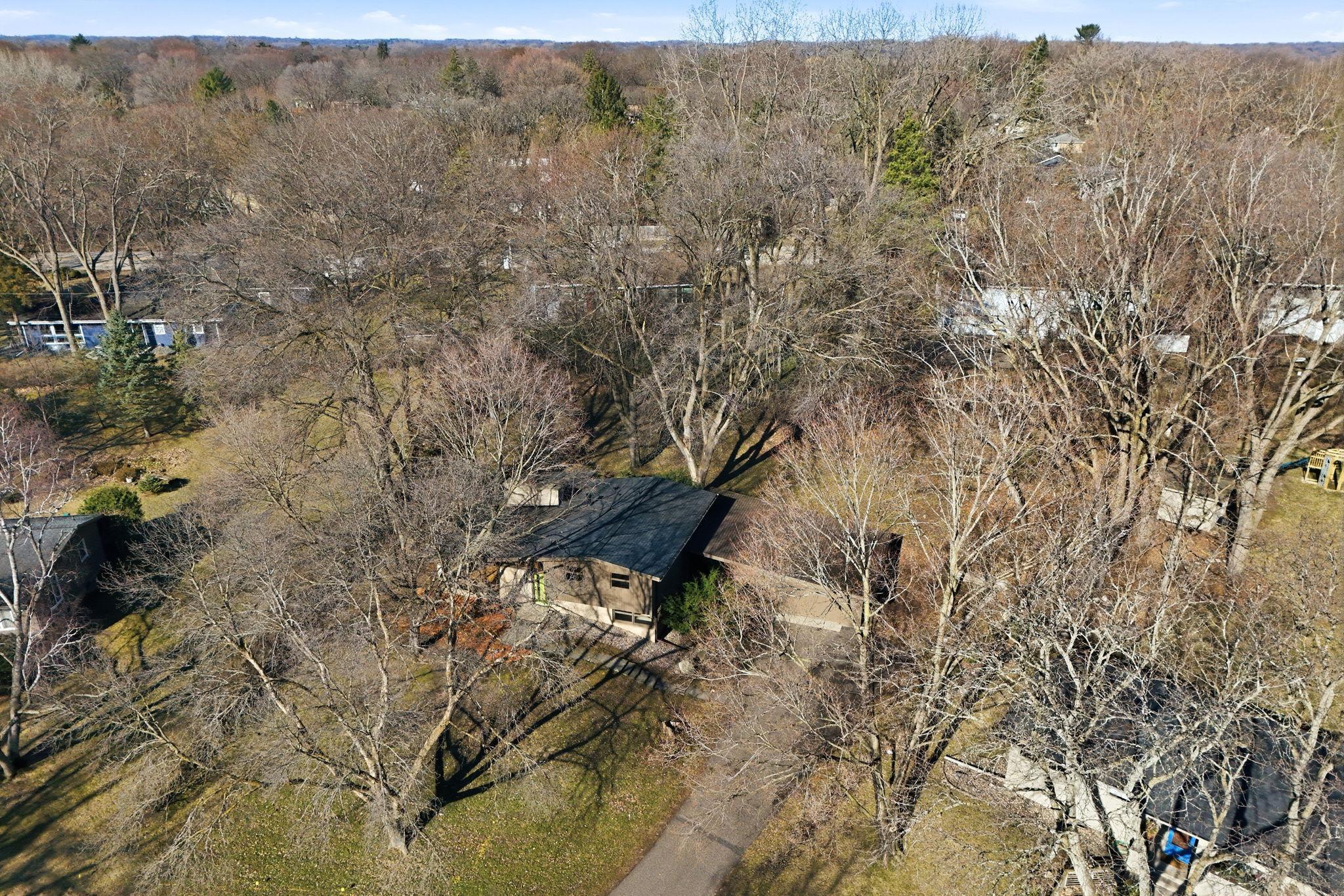 Tucked in a cozy neighborhood built around a pond.