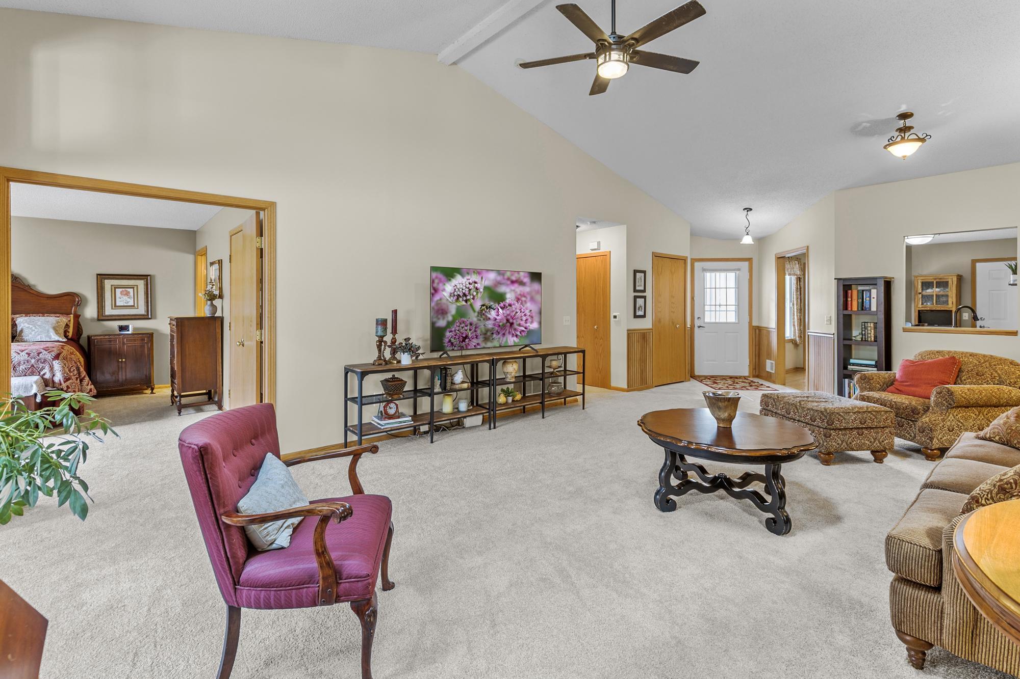 Plenty of room for a Dining Room for your larger gatherings. Complete with a passthrough to the Kitchen.