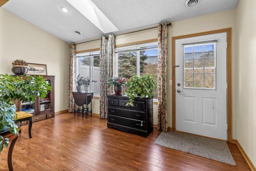 The Sunroom will be your favorite room. The Skylight and windows let in an abundance of light. With convenient access to the private patio in the back.