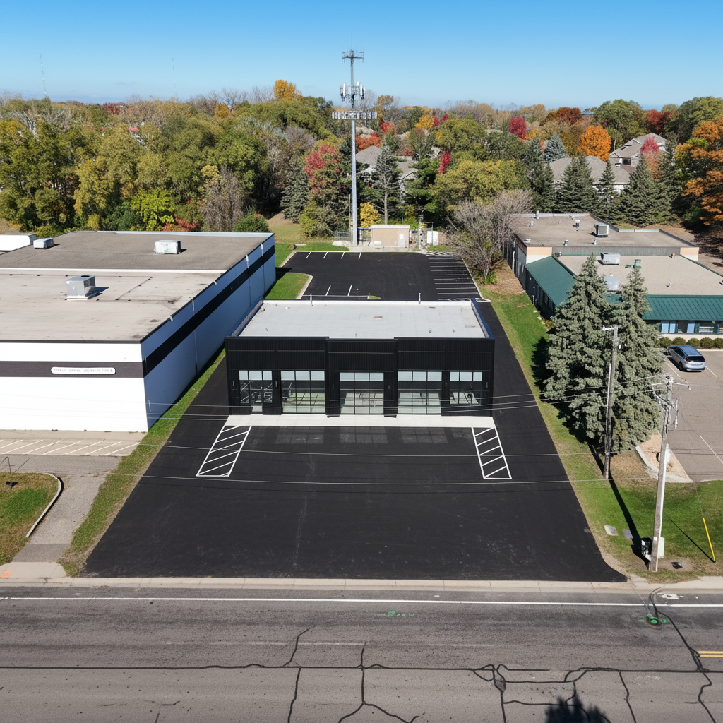 Virtual rendering: Envision the future here with modern retail, office, or showroom potential