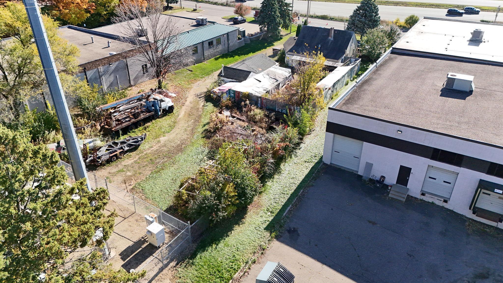 Existing home and storage structure ready for transformation or replacement