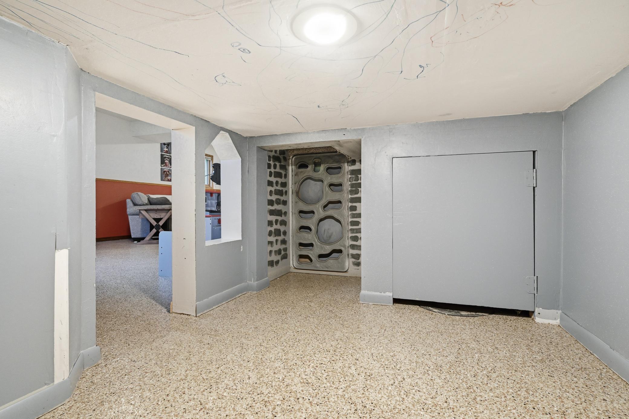Under staircase finished play area