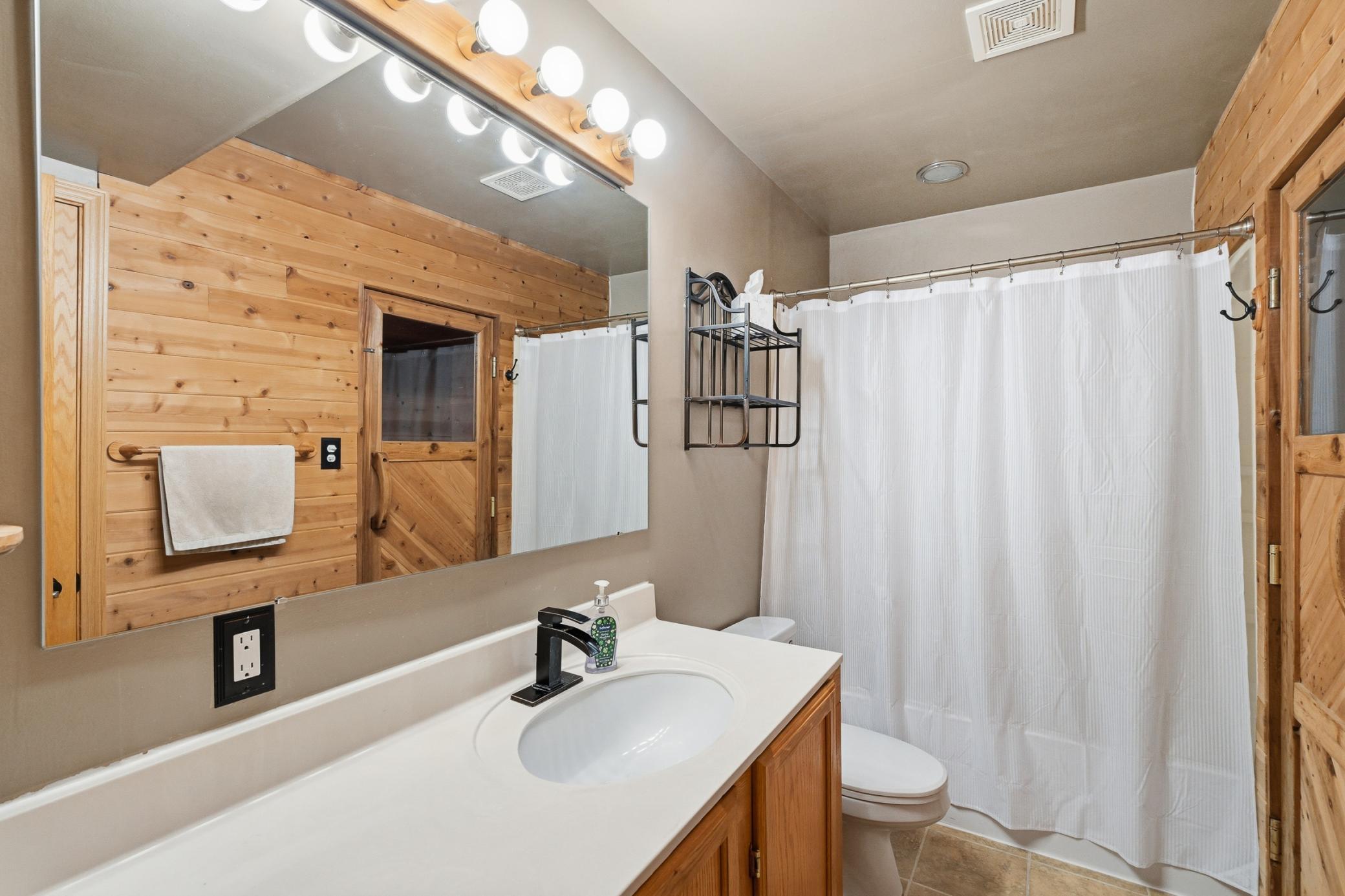 Lower Level Bathroom with Sauna