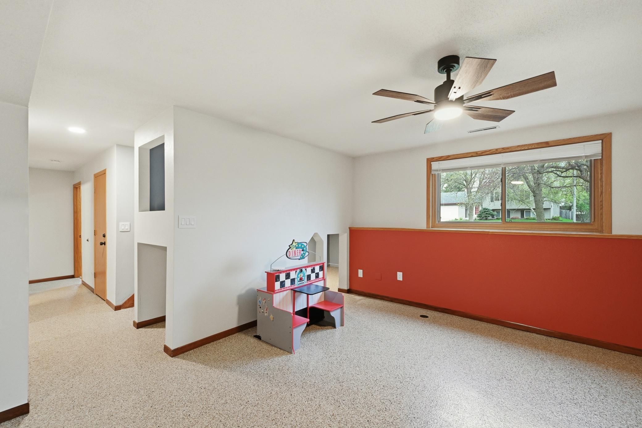 Basement living room
