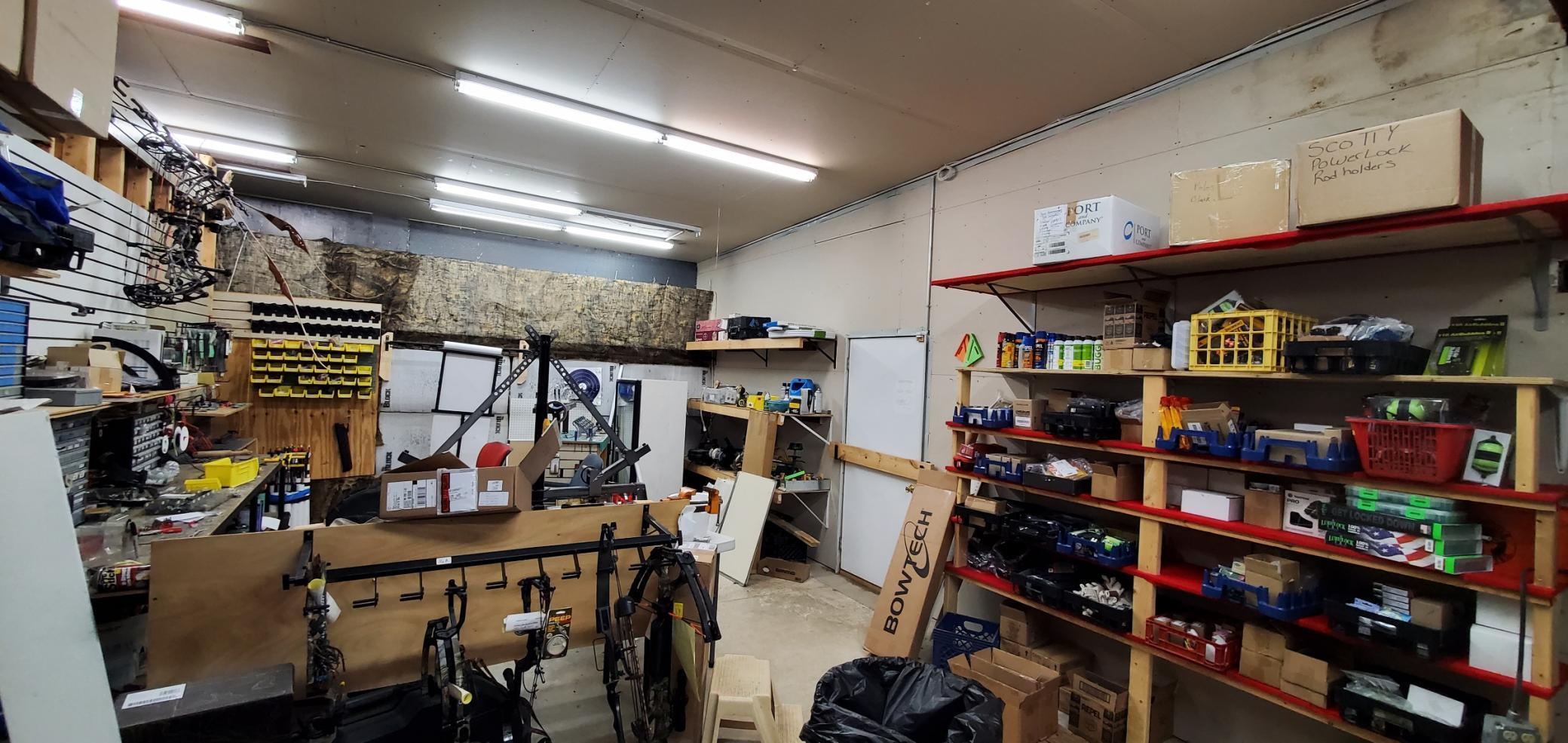 Located behind the gun counter