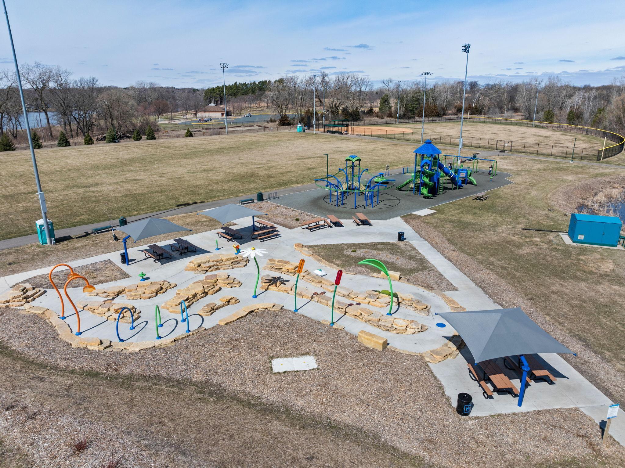 Splash Pad across the streeet