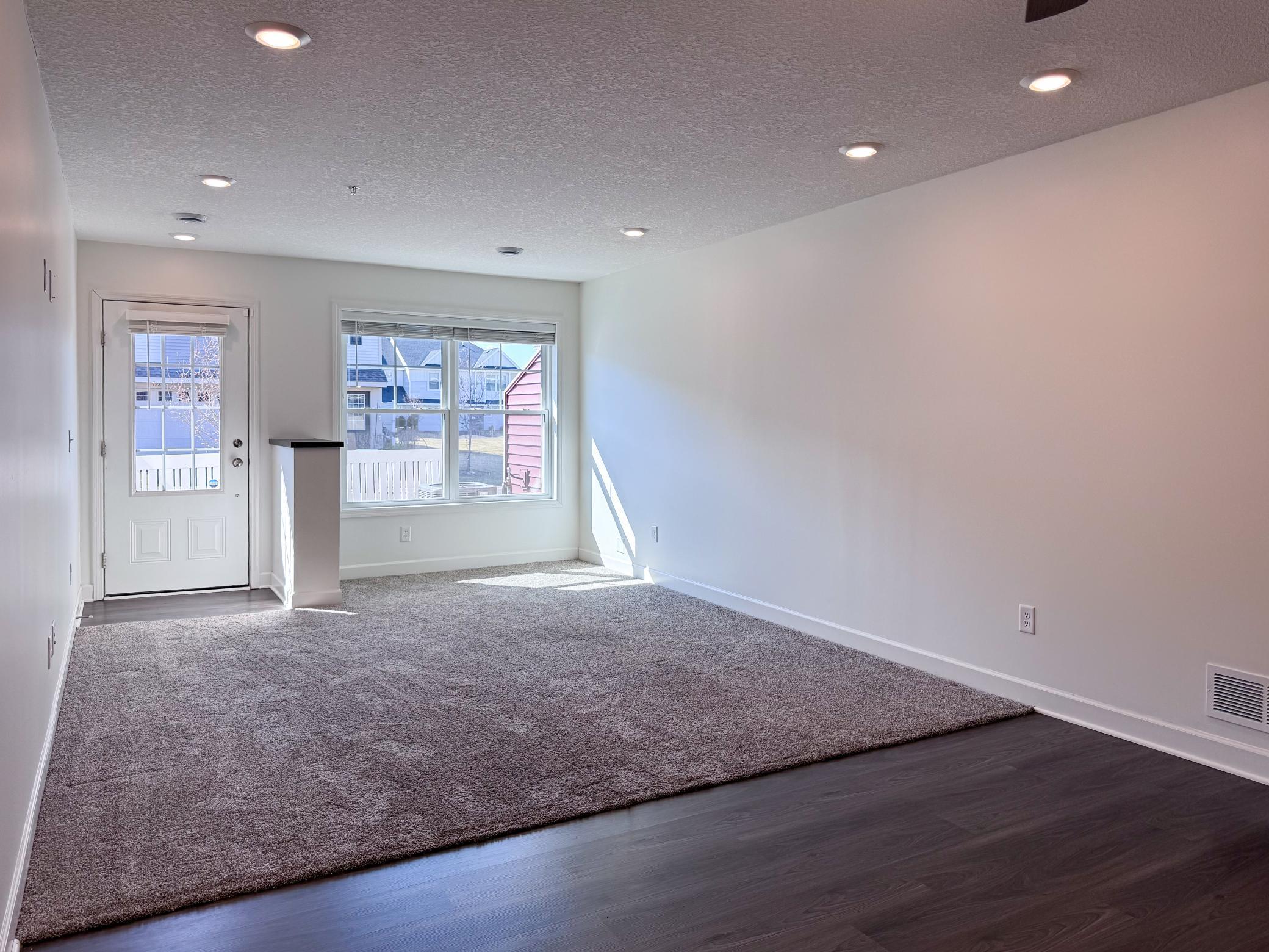 Spacious and bright living room