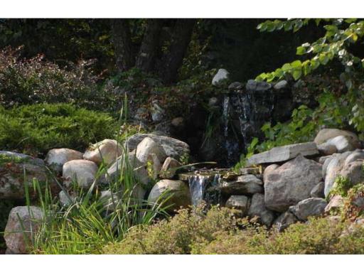 Pretty landscaping throughout the park - here is our pond near the camp store