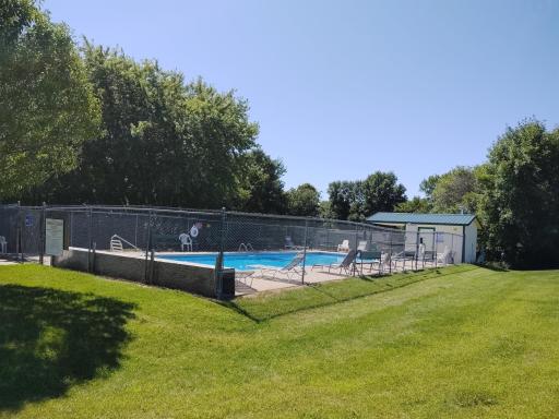 Inground heated swimming pool