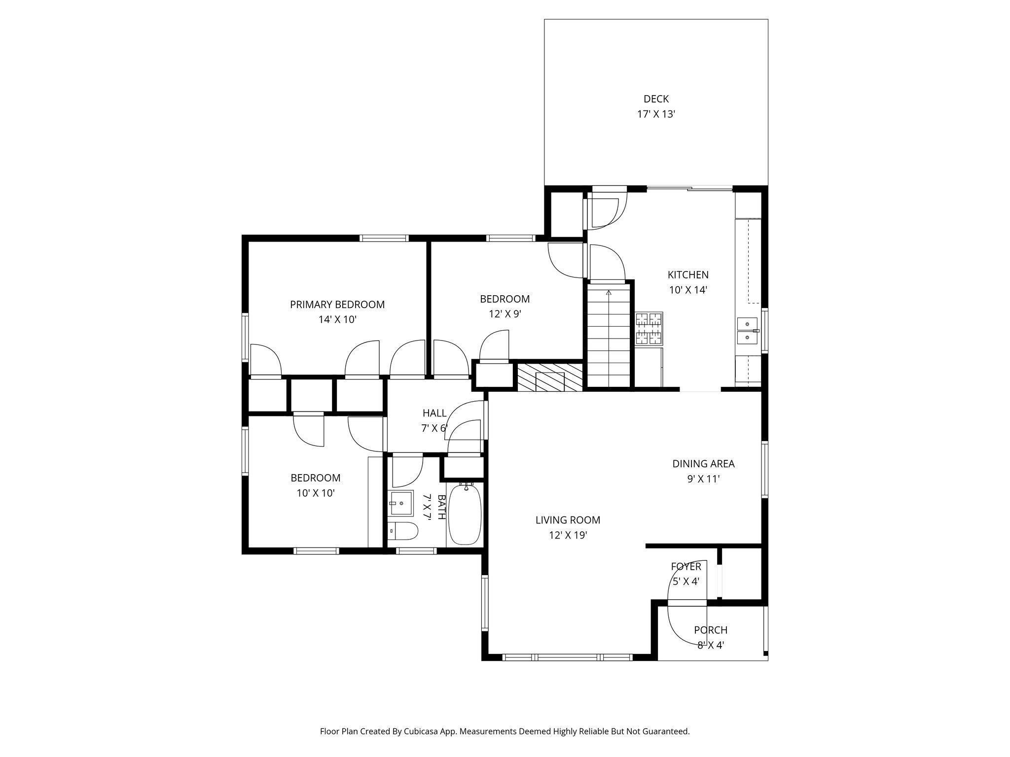 Main Level Floorplan 5507 Knox