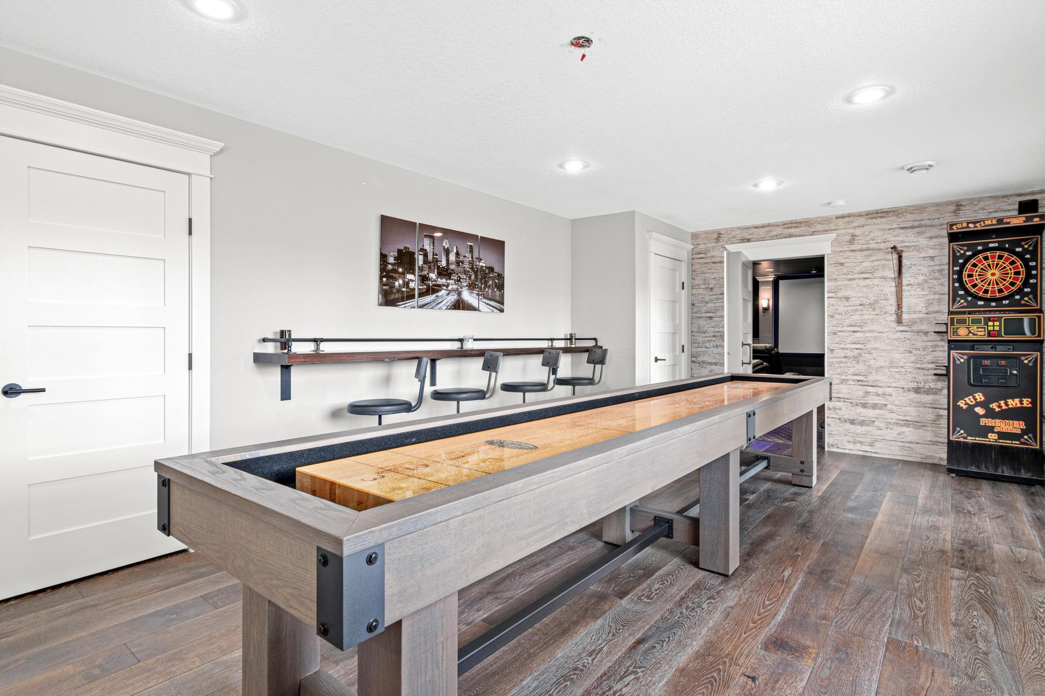 Amusment room -shuffle board not included